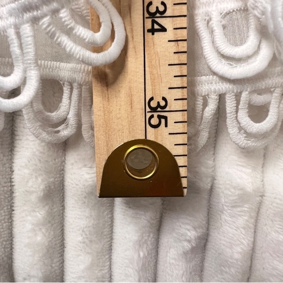 #A066 Gracia Romantic White Embroidered Lace Dress – Size M (NWT) - Picture 6 of 8